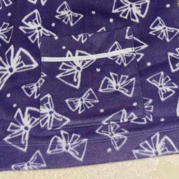 SimplyVera Vera Wang Pajama Set with White Bow Pattern - Picture 4 of 7